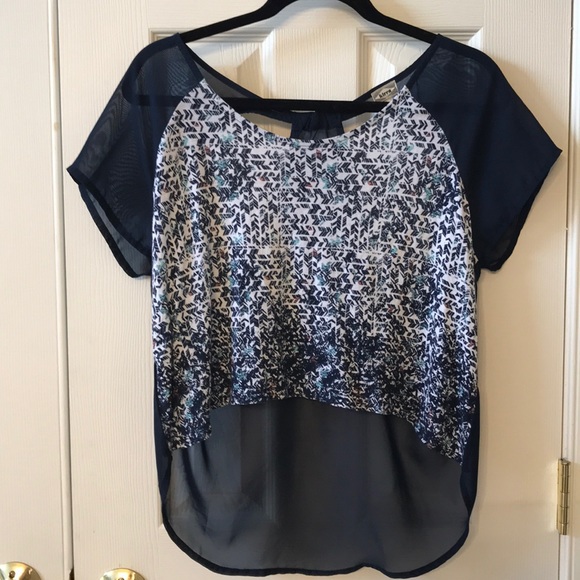 Kirra High Low Top with Sheer Razorback - Picture 3 of 7